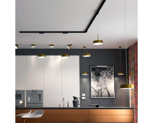 358754 SPOT NT21 198 матовое золото Светильник встраиваемый светодиодный IP20 LED 24W 4000K 2100Лм 100-265V PROMETA