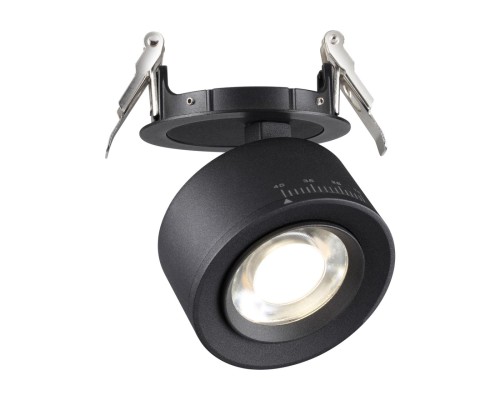 358944 SPOT NT22 черный Светильник встраиваемый светодиодный IP20 LED 4000К 18W 220V EDDY