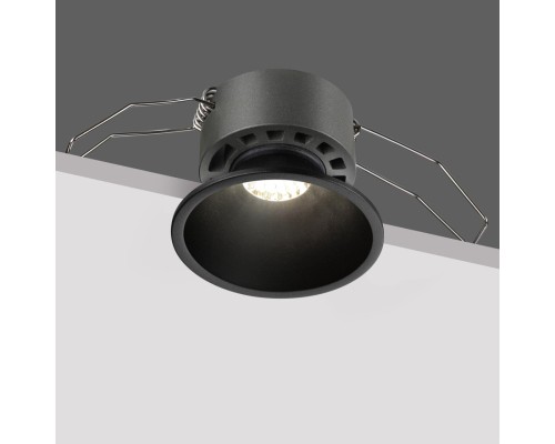 359849 WIR NT25 506 черный Светильник встраиваемый с переключателем цв. температуры IP20 LED 7W 220-240V 2700К\3200К\4000К NOVA