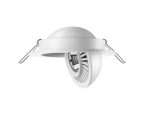 358815 SPOT NT21 210 белый Светильник встраиваемый светодиодный IP20 LED 9W 770Лм 4000K 220V GESSO