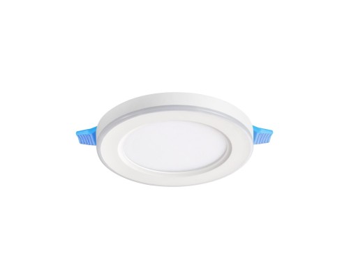 359009 SPOT NT23 295 белый Светильник встраиваемый светодиодный (три сценария работы) IP20 LED 4000К+RGB 6W+3W 100-265V 540Лм SPAN