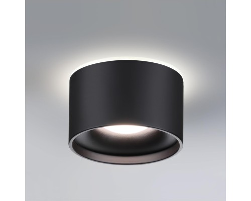 358962 SPOT NT22 черный Светильник встраиваемый с переключ. цв. температуры IP20 LED 3000К\4000К\6000К 12W вниз + 3W вверх 110-265V GIRO