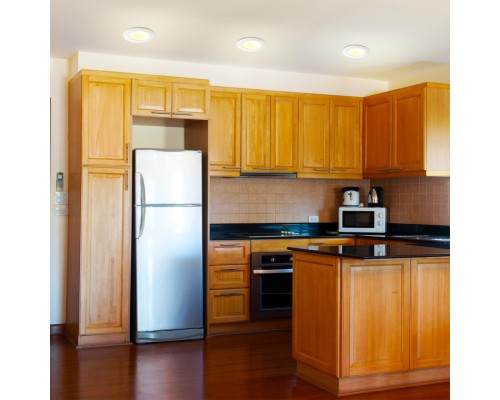 358806 SPOT NT21 237 белый Светильник встраиваемый светодиодный IP20 LED 12W 960Лм 3000K 100-240V GESSO