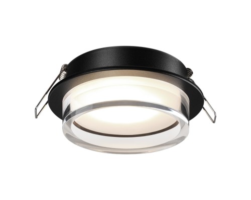 371026 WIR NT25 570 черный Светильник встраиваемый IP20 GX53 12Вт 220-240V GEM