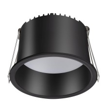 358902 SPOT NT2 черный Светильник встраиваемый светодиодный IP20 LED 4000К 12W 220V TRAN