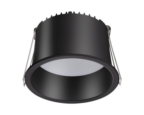 358902 SPOT NT2 черный Светильник встраиваемый светодиодный IP20 LED 4000К 12W 220V TRAN