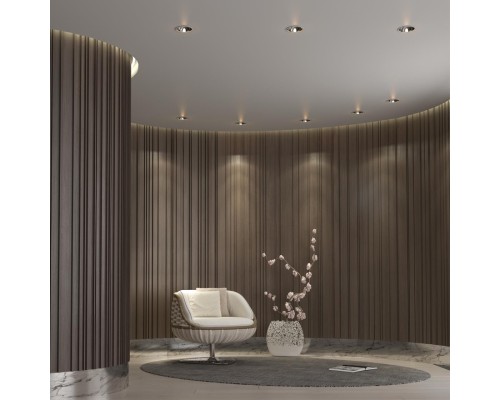 358693 SPOT NT21 207 белый/хром Светильник встраиваемый светодиодный IP20 LED 4000К 20W 100-265V KNOF