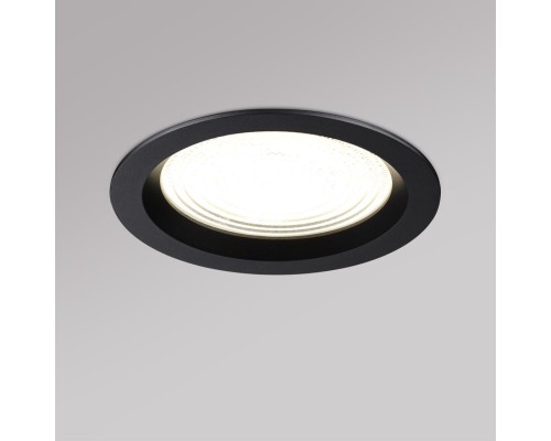 359847 WIR NT25 504 черный Светильник встраиваемый с переключателем цв. емпературы IP44 LED 25W 220-240V 2700К\3200К\4000К FLUO