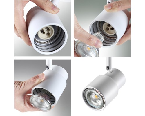 370931 SPOT NT22 белый Светильник встраиваемый IP20 GU10 50W 220V MOLO