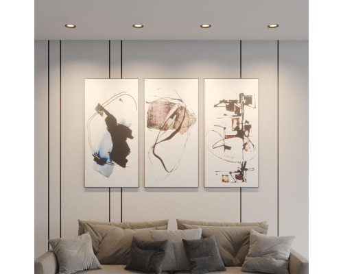 359841 WIR NT25 502 черный Светильник встраиваемый с переключателем цв. температуры и угла рассеивания IP44 LED 10W 220-240V 2700К\3200К\4000К RAYN