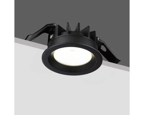 359841 WIR NT25 502 черный Светильник встраиваемый с переключателем цв. температуры и угла рассеивания IP44 LED 10W 220-240V 2700К\3200К\4000К RAYN