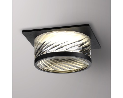 370920 SPOT NT22 черный Светильник встраиваемый IP20 GU10 9W 220V GEM