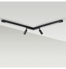 5690/19CL LEDIO LN23 053 чёрный Потолочный светильник LED 19W 3000K 1100Лм 220V HAWK