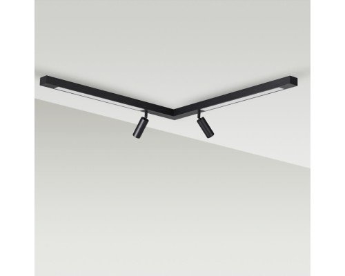 5690/19CL LEDIO LN23 053 чёрный Потолочный светильник LED 19W 3000K 1100Лм 220V HAWK