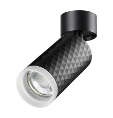370847 OVER NT22 черный Светильник накладной IP20 GU10 9W 220V BRILL