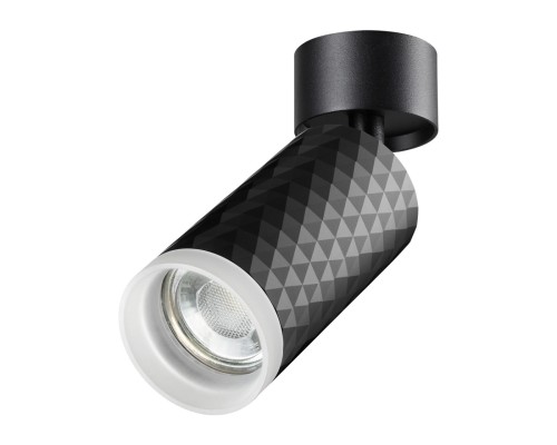 370847 OVER NT22 черный Светильник накладной IP20 GU10 9W 220V BRILL