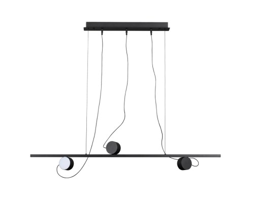 6600/21L HIGHTECH ODL23 229 черный/металл Подвесной светильник IP20 LED 21W 1590Лм плафоны на магните 3000K NERA