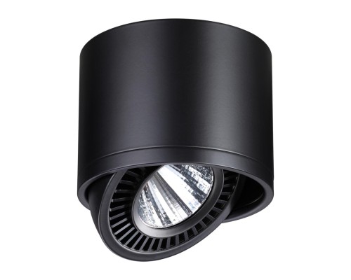 358814 OVER NT21 151 черный Светильник накладной светодиодный IP20 LED 18W 1600Лм 4000K 220V GESSO