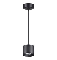 358656 OVER NT21 147 черный Светильник накладной светодиодный, провод 2м IP20 LED 4000К 12W 220V PATERA