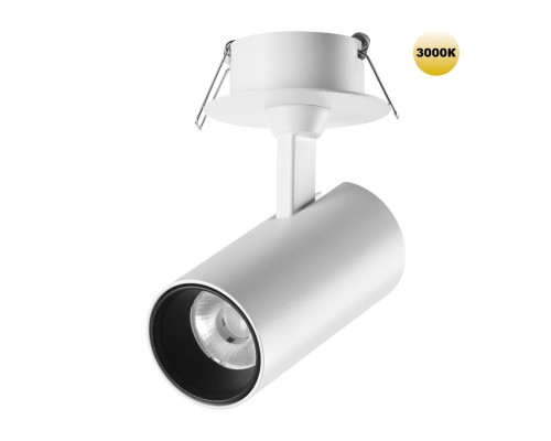 359225 SPOT NT23 267 белый Светильник встраиваемый светодиодный IP20 LED 15W 220V 1440Лм 3000К SELENE
