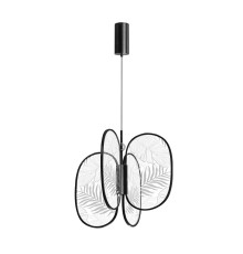 6665/53L L-VISION ODL_EX24 015 Подвесной светильник брашир. черный/металл/акрил IP20 LED 54W 2650Лм 3000K PIUMA