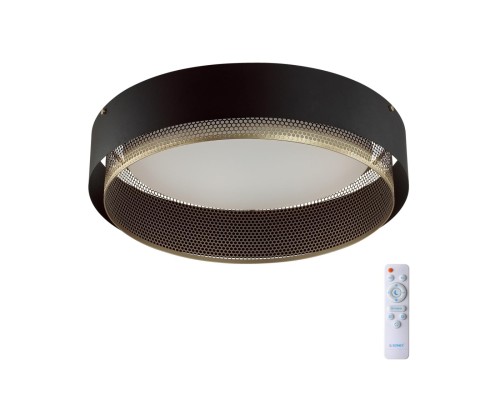 7692/80L AVRA LED SN 30 Светильник металл/акрил/белый/черный/шампань LED 80Вт 3000-6000K D610 IP20 пульт ДУ ANTEY