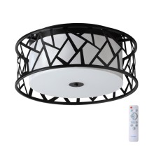 7700/40L AVRA LED SN 34 Светильник металл/пластик/белый/черный LED 40Вт 3000-6000K D500 IP20 пульт ДУ FABIANA