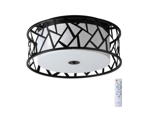 7700/40L AVRA LED SN 34 Светильник металл/пластик/белый/черный LED 40Вт 3000-6000K D500 IP20 пульт ДУ FABIANA