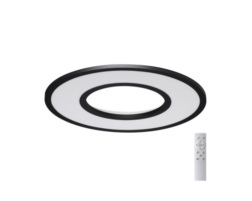 7717/52L MITRA LED SN 58 Светильник металл/акрил/белый/черный LED 52Вт 3000-6500К D590 IP20 пульт ДУ ALTAIR