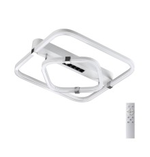 7664/110LS MITRA LED SN 62 Светильник пластик/белый LED 110Вт 3000-4000-6000K 480х480 IP20 пульт ДУ SOLAR