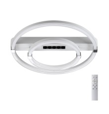 7665/55LR MITRA LED SN 64 Светильник пластик/белый LED 55Вт 3000-4000-6000K 545х505 IP20 пульт ДУ TRECKY