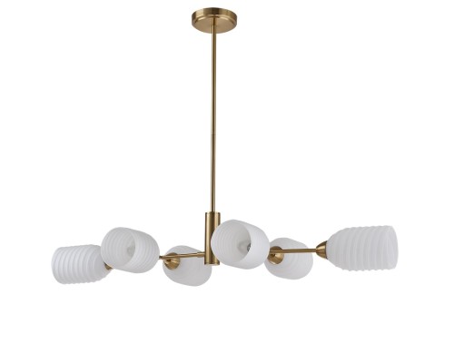 6512/6C MODERNI LN23 115 латунь Люстра потолочная E14 6*40W 220V MONROE