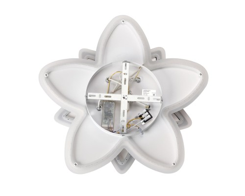 8014/75CL LEDIO LN25 белый/белый металл/акрилл Потолочный светильник LED 75W 220V 3000-6000K LOTUS