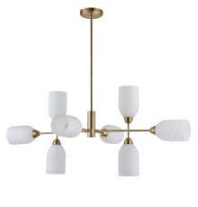 6512/8C MODERNI LN23 115 латунь Люстра потолочная E14 8*40W 220V MONROE