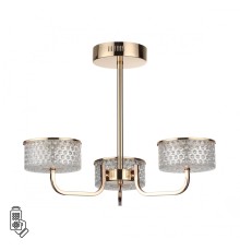 6579/40CL LEDIO LN24 золото/прозрачный/металл/пластик Люстра потолочная LED 40W 220V VENICE