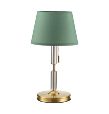 Настольная лампа Odeon Light 4887/1T MODERN ODL_EX22 53 бронзовый/зеленый/абажур ткань E27 1*60W LONDON