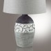 8118/1T COMFI LN25 000 серый, керамика/текстиль Настольная лампа E27 1*60W 220V AVALONA