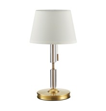 Настольная лампа Odeon Light 4894/1T MODERN ODL_EX22 55 бронзовый/белый/абажур ткань E27 1*60W LONDON