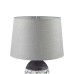 8118/1T COMFI LN25 000 серый, керамика/текстиль Настольная лампа E27 1*60W 220V AVALONA