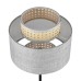 8043/1T MODERNI LN25 черный/серый/бежевый, металл/текстиль/ротанг Настольная лампа Е27 1*60W 220V LAUNA