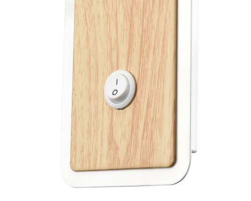 8263/1W COMFI LN26 металл, белый/дерево Бра GX53 LED 1*7W 220V LELAND