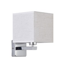 8360/1W CLASSI хром/бежевый металл/текстиль Бра E27 60W 240V NORMAN