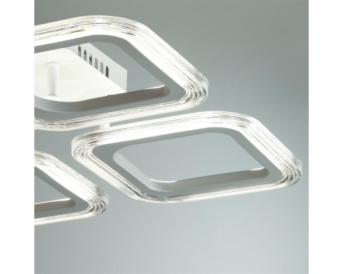 8026/42CL LEDIO LN24 белый/белый, металл/акрил Потолочный светильник с ПДУ LED 42W 3000-6000К 220V KVADRO