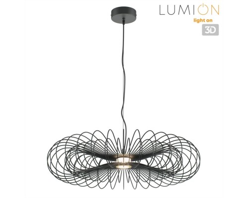 8301/10L LEDIO черный, металл/акрил Подвес LED 9W 3000K 220V CAMOMILE