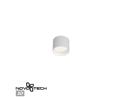 371009 OVER NT25 000 белый Светильник накладной IP20 GX53 12W 220-240V GEMINI