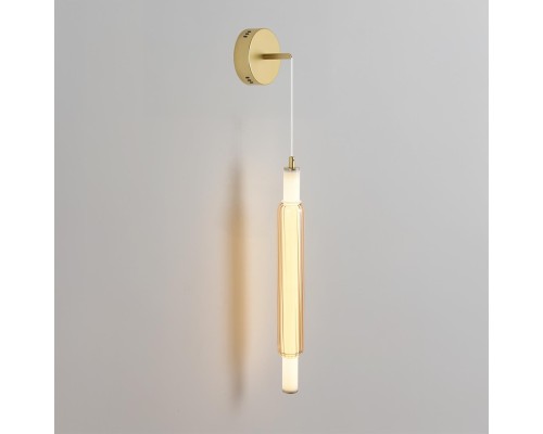 8259/15WCL LEDIO LN26 золото/амбер, металл/акрил/стекло Бра/подвес LED 15W 4000К 220V TRENDY