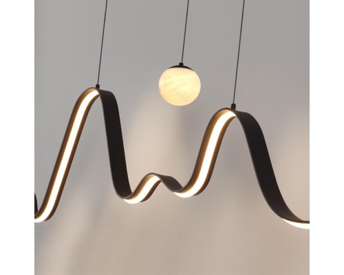 7181/37L HIGHTECH ODL26 Подвесной светильник  черный/алебастр/металл IP20 LED 37W 2600Лм 3000K 120° 220-240V MOONLIGHT