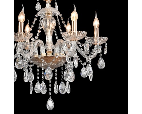 8376/6 CLASSI LN золото/прозрачный, металл/хрусталь Люстра подвесная E14 6*40W 220V ALISSA