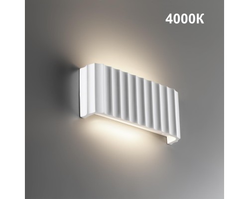 359401 OVER NT24 540 белый Светильник настенный с переключателем цв.температуры IP20 LED 8W 220V 3000/4000/6000K YESO