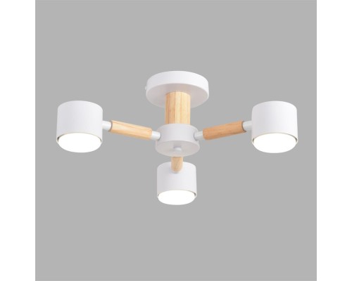 8306/3C COMFI белый, металл/дерево Светильник потолочный GX53 LED 3*7W 220V VUDI